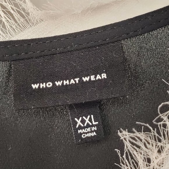 Who What Wear XXL Black Tank Top - Picture 5 of 6